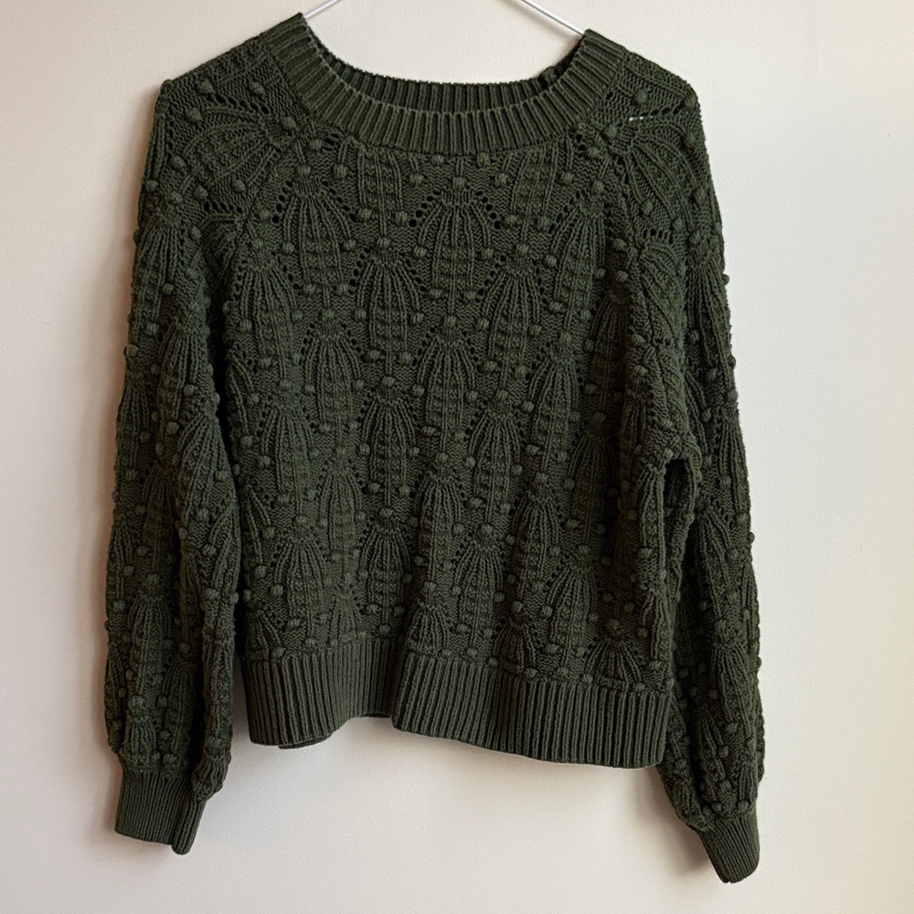 Harper Heritage Green Knit Sweater